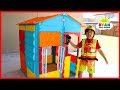 Ryan Pretend Play Building Little Tikes PlayHouse!!!