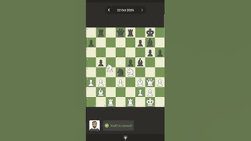 Pause to Solve - Chess.com Daily Puzzle - 22 October, 2025