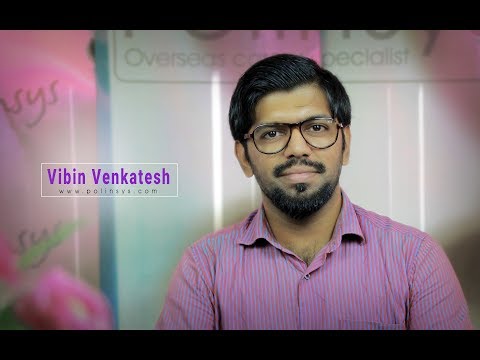 Polinsys Client Testimonial Canada Immigration, Departure to Canada, Mr Vibin Venkatesh