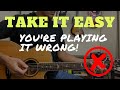 Take it easy correct rhythm