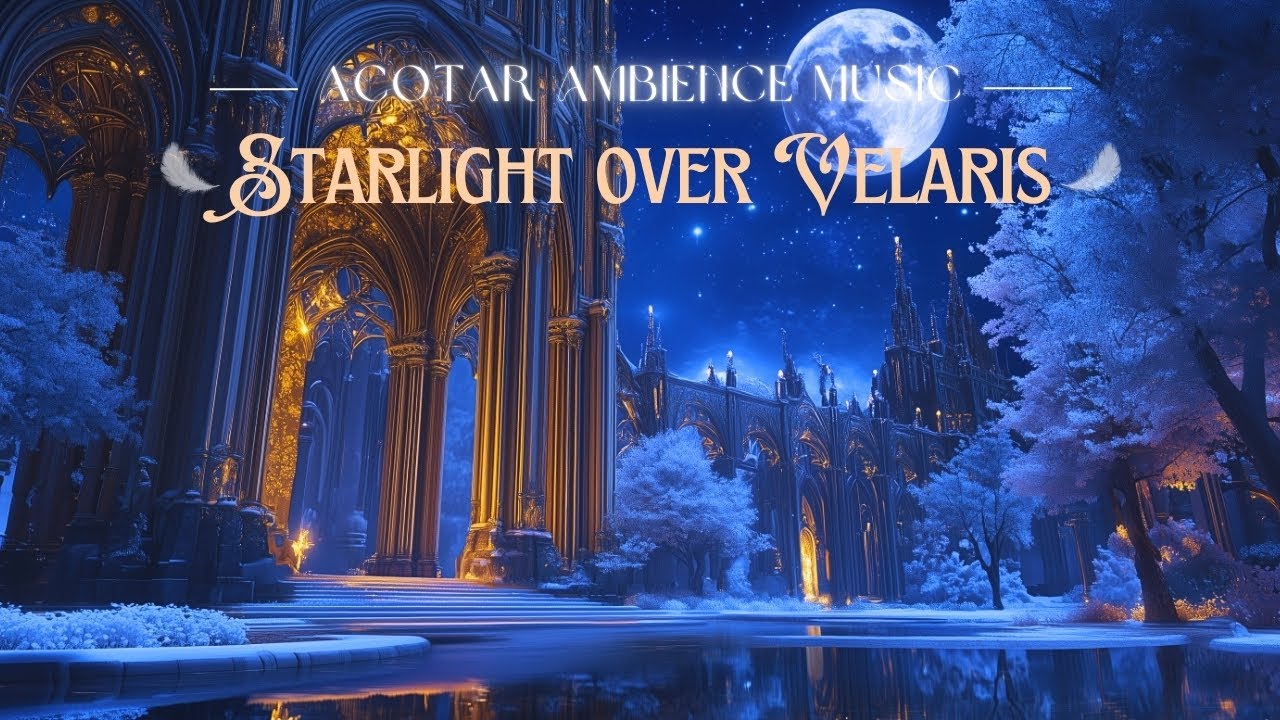 Night Court | Starlight over Velaris | ACOTAR Inspired Ethereal Reading & Sleep Background Music