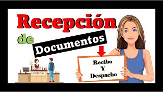 👉RECEPCIÓN   🅳🅴 Documentos  ✅ paso a paso 📂 Recibo y despacho #acuerdo 060 #gestióndocumental