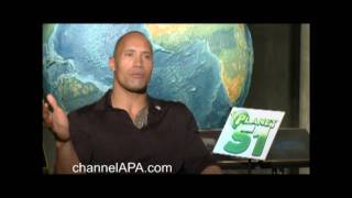 The Rock Dwayne Johnson Talks About Planet 51