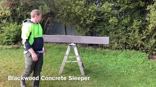 Blackwood Concrete Sleeper, Sydney, Melbourne - Gorilla Wall