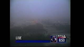 KTLA Oct 4, 1996 Mark Kriski's weather and dense fog