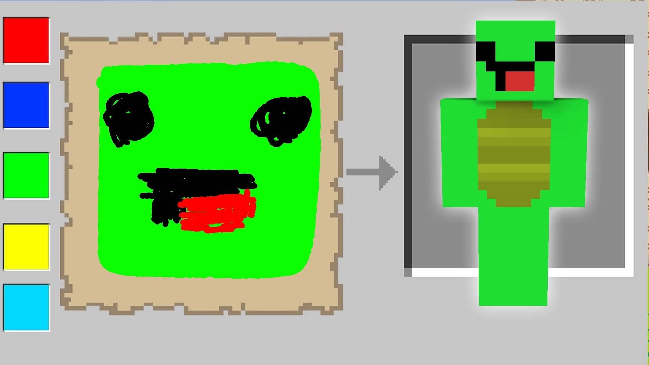 Maizen] Bugged Mikey vs. a drawing of the Maizen Security House