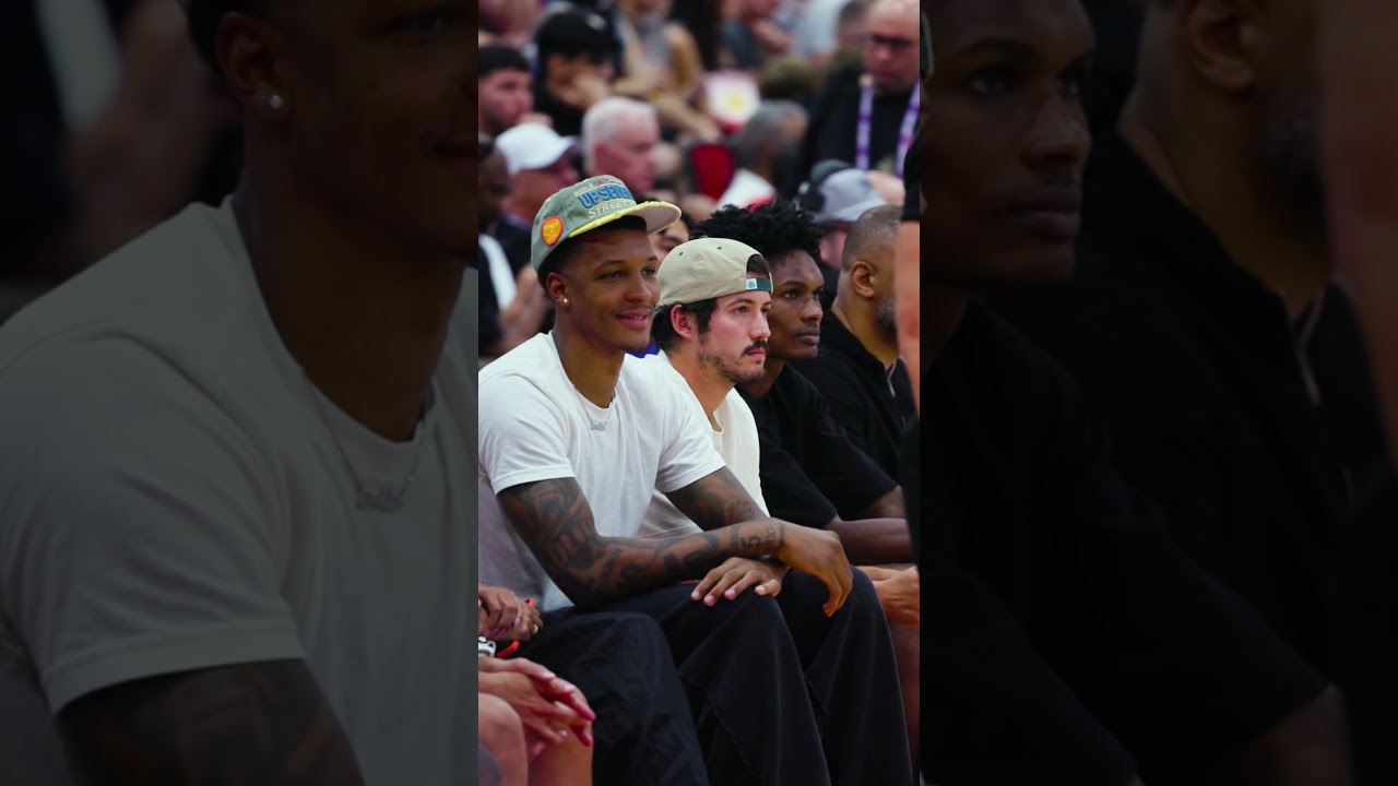 Bari x Reed x Amen Courtside in Vegas | Houston Rockets