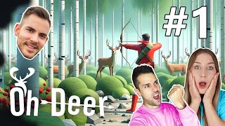 🦌Vicces, félelmetes szarvas fogócska😈| Oh Deer barátokkal #1