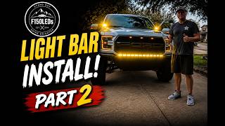 I Finished the Ultimate Raptor Front Bumper Light Bar Setup Part 2