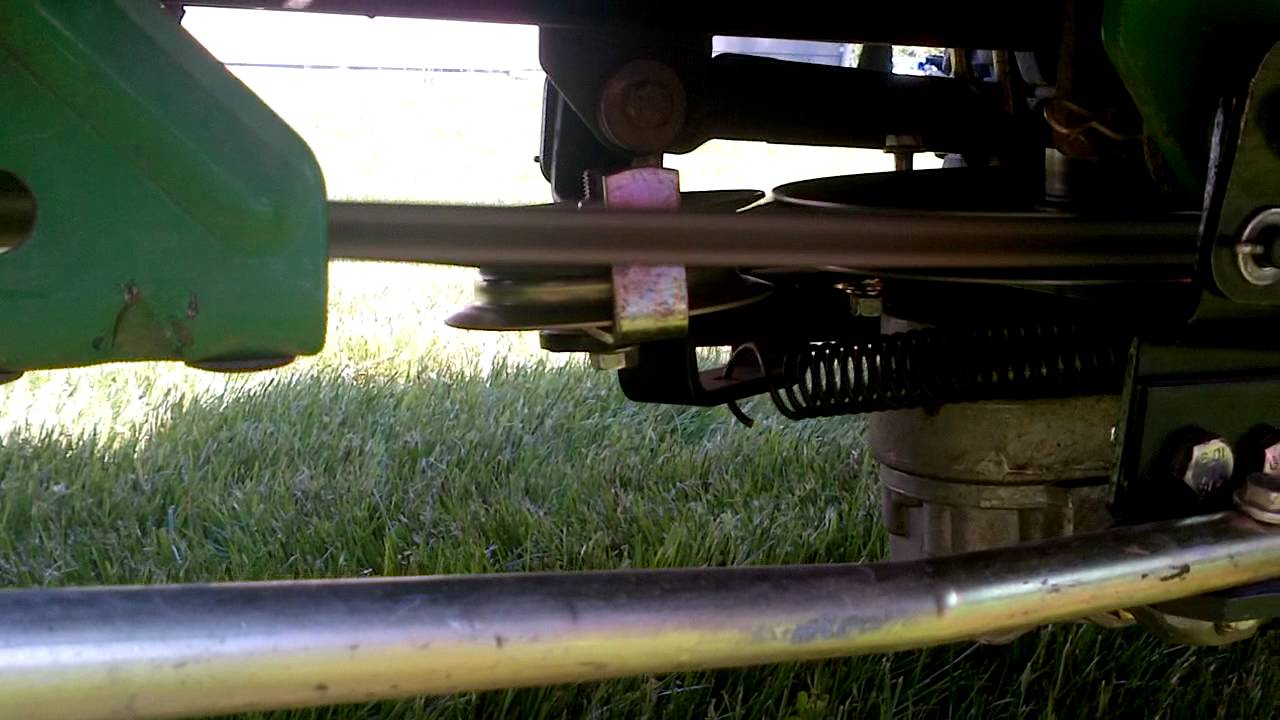 Deere GX345 with 42" Hydraulic Tiller Driver Side YouTube