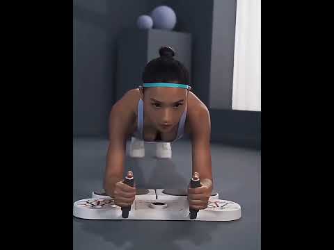 Тренажер для дому 3 в 1 Multifunctional Push-Up Board — дошка для віджимань, фітнес станція для рук і плечей, видео 1