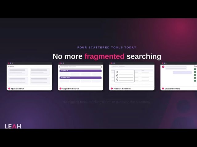 Leah Agentic CLM Unified AI Powered Search