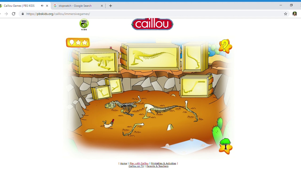 Caillou Games Pbs Kids