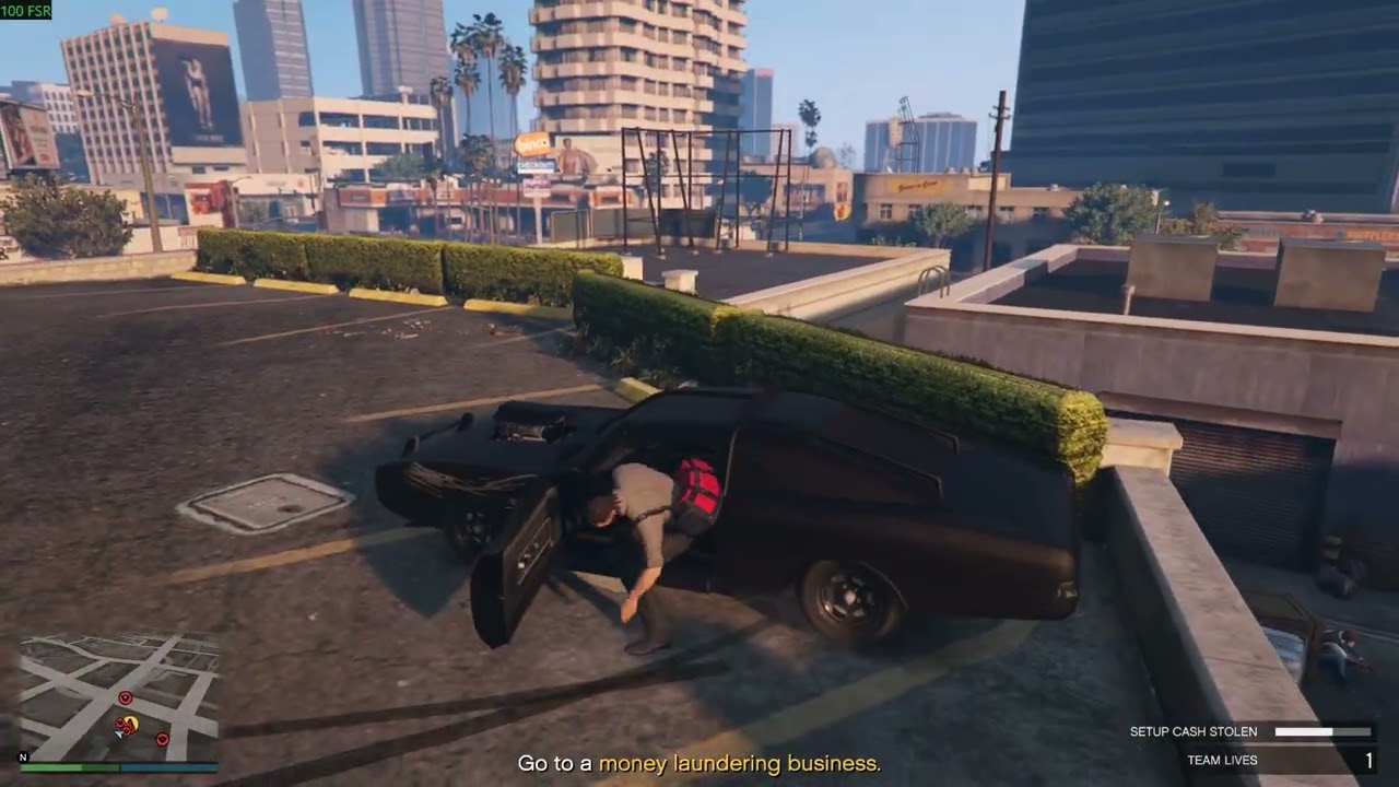 Grand Theft Auto V Enhanced (cluck n bell raid) 1st mission