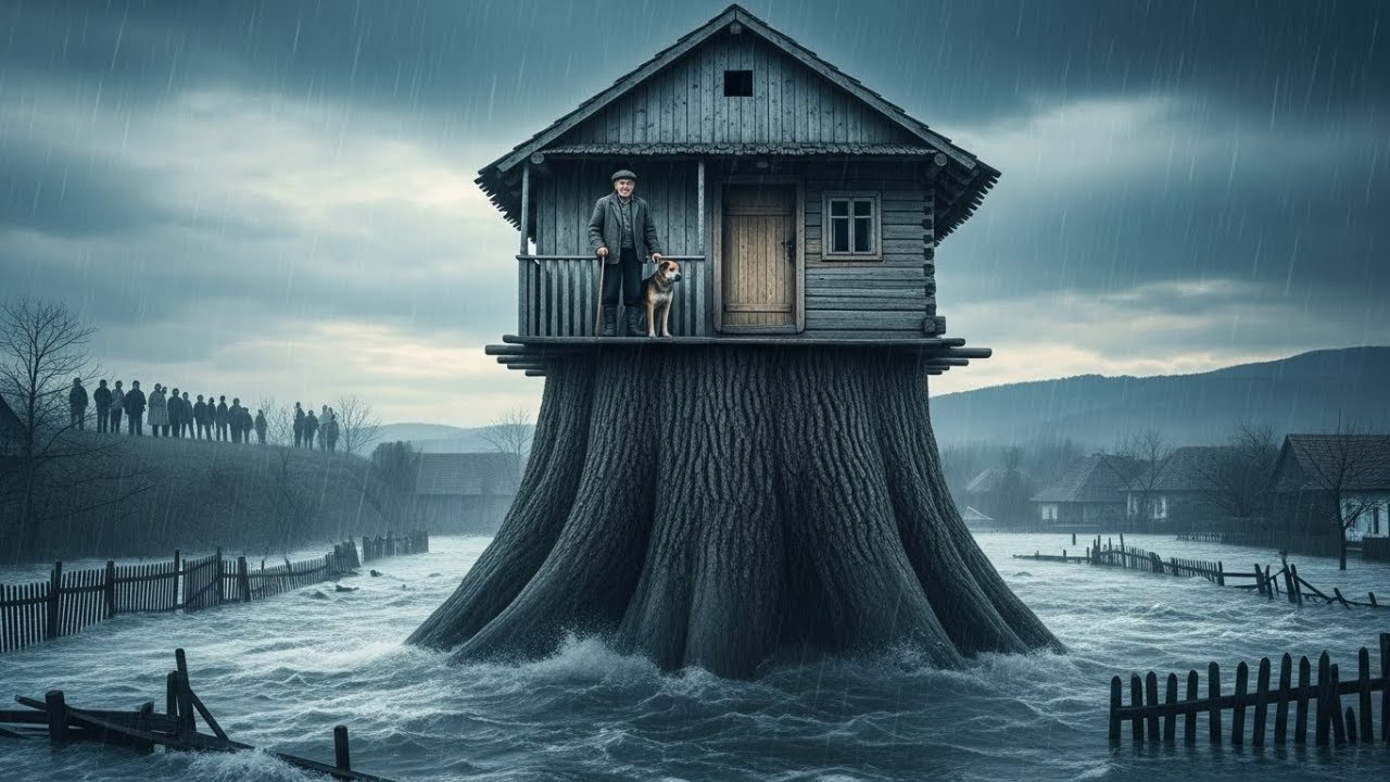 Au Râs Când Bătrânul Și Câinele Său Au Construit O Colibă Într-Un Ciot—Până Când Inundația ...