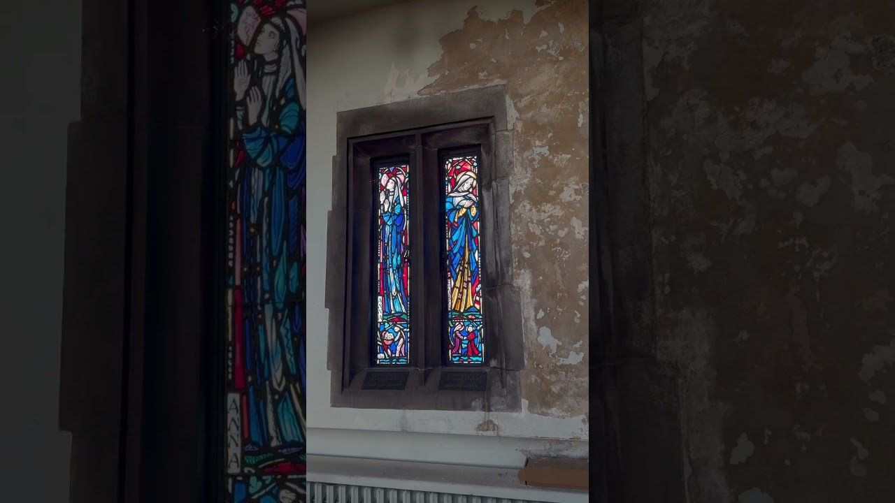 We found an abandoned church with working power…