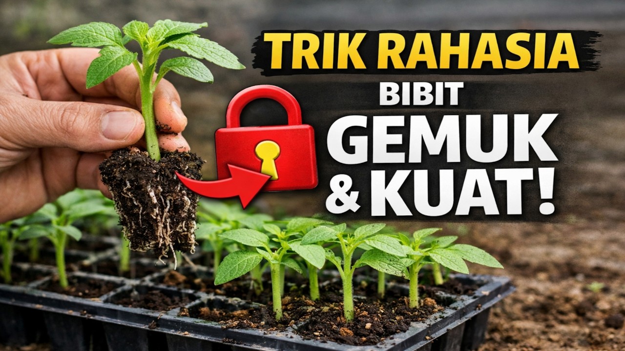 Para ahli sengaja MERAHASIAKAN ini! Trik rahasia semai bibit agar tumbuh GEMUK dan KOKOH untuk musi