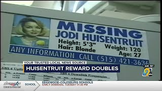 Reward for information leading to remains of former Iowa news anchor doubles