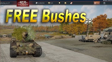 How To Get FREE Bushes in War Thunder
