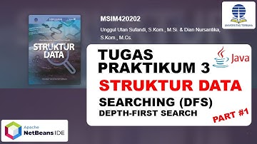 PRAKTIKUM 3 Struktur Data - Depth First Search (DFS) Bahasa Pemrograman Java-Universitas Terbuka