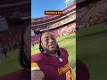 postgame message from Frankie 🫶 #Washington #Commanders #NFL #football #RaiseHail #win #dub #shorts