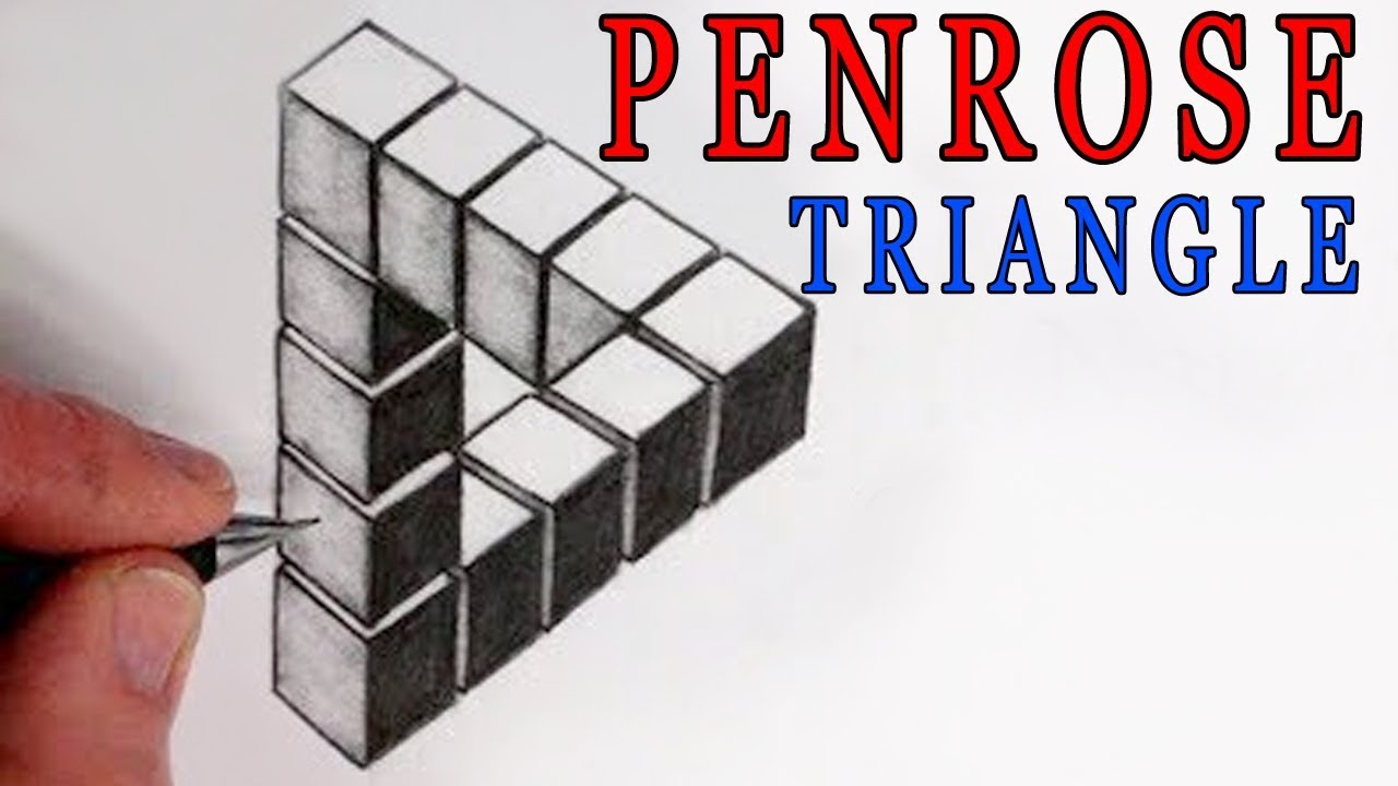 PENROSE TRIANGLE Impossible Drawing! 2018 - YouTube