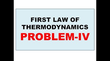 34. First Law of Thermodynamics Example Numerical Problem with solution in Urdu/Hindi