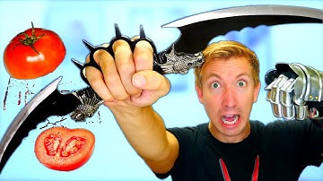 TRANSFORMING GADGETS?! 5 Fruit Ninja vs Video Game Legacy of Discord in Real Life