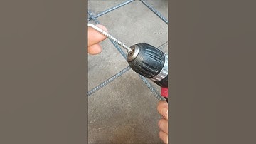 Helpful Construction Tips and Hacks. How to Quickly and Reliable Tie Rebar #shorts #construction