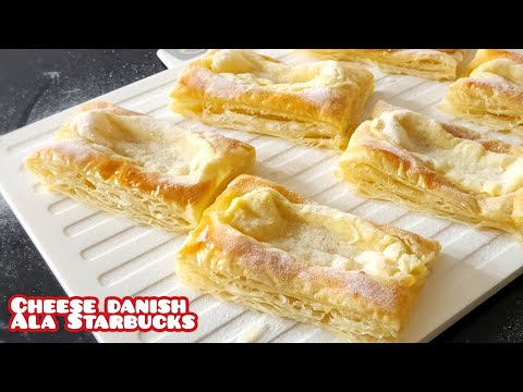 Easy Cheese Danish Recipe With Puff Pastry
