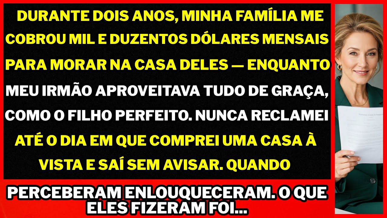 Me cobraram aluguel enquanto meu irmão vivia de graça — então fui lá e comprei minha casa à vista.