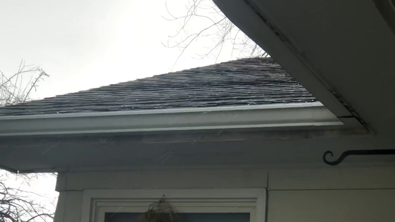 Severe Thunderstorm with Hail and Heavy Rainfall near Elgin, IL 4/8