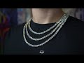 6mm Yellow Gold Signature Tennis Chain - SKRT®