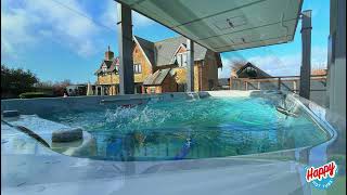 Endless Pools X2000 Install with Covana Legend Automated Cover