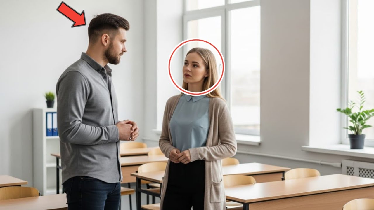 Single Dad Asked the Teacher Why She Looked Pale—Her Truth Left Him Silent”,