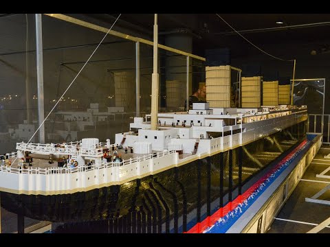 EL TITANIC - construido a escala 1:25 con medio millón de piezas Lego®.