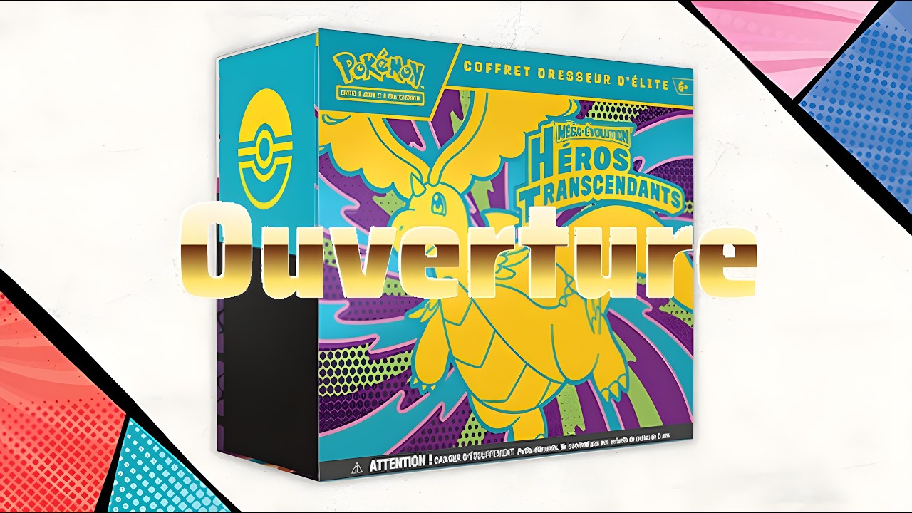 Ouverture pokemon ETB ME2.5 Héros Transcendants . Unboxing
