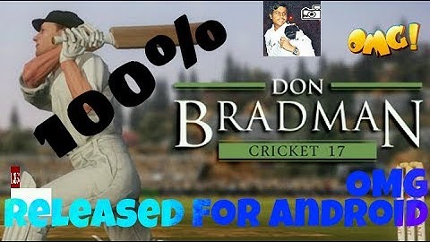 How to download DON BRADMAN CRICKET 17  for android devices oNLY on Rachit*s reviews