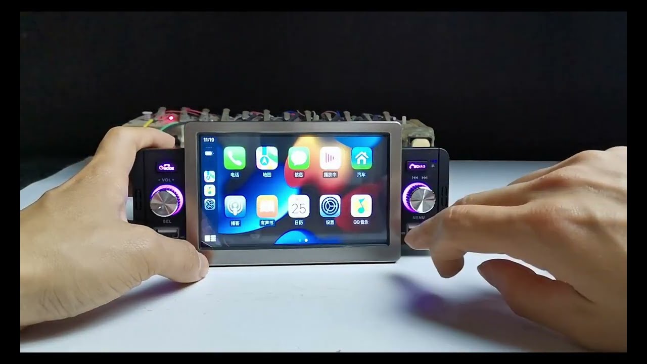 Radio 1 Din MP5 player mit touch screen, Android auto und Apple