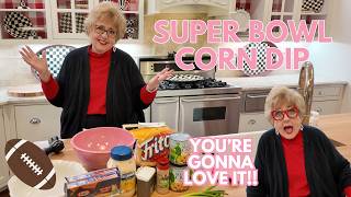The Best Super Bowl Corn Dip Easy Game Day Appetizer For Parties & Football - Amber Marie Manor