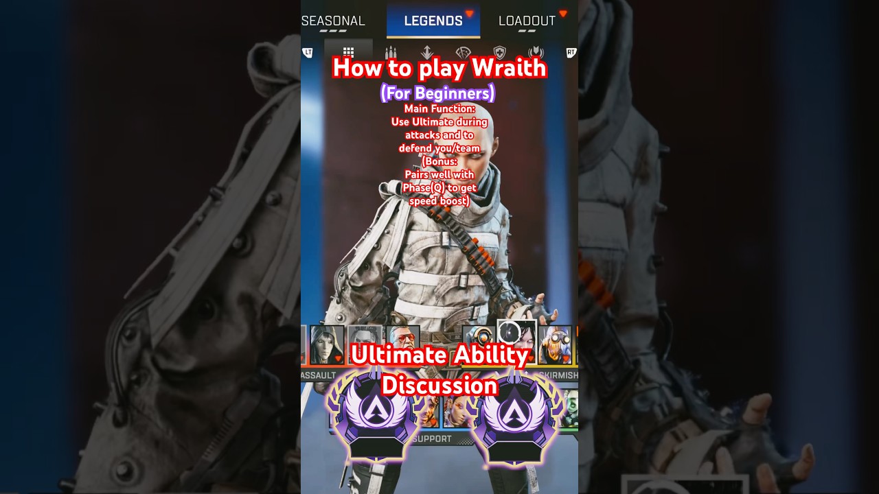 How To Play Wraith | Ultimate Ability | Beginners Guide | Apex Legends 