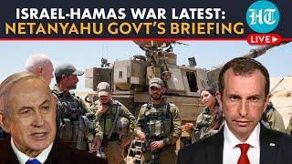 LIVE | Netanyahu Official's Press Briefing On Ceasefire Deal, Rafah Ground Offensive | #GazaWar