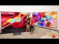 Huge 120&quot;  UST Projector vs 98&quot; QLED TV Showdown