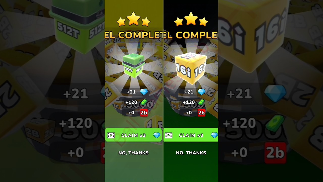 512T vs 16i Race : Who win???? JELLY RUN 2048 | 