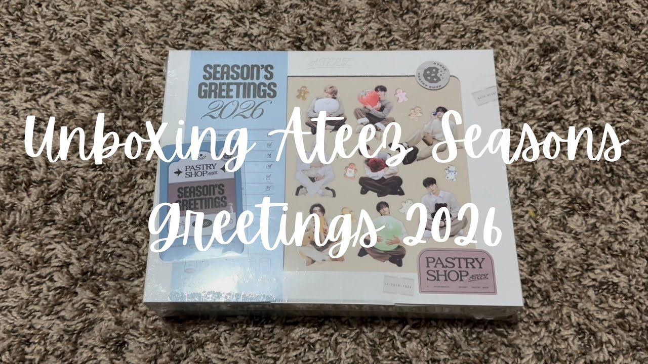 Unboxing Ateez Seasons Greetings 2026