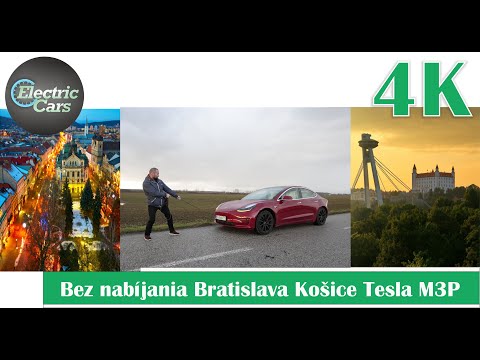 Z Bratislavy do Košíc bez nabíjania ? -5C Tesla Model 3 P - Electric Cars TV