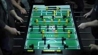 Nepa Foosball Doubles Play Ron And John Vs. Scott And Fred