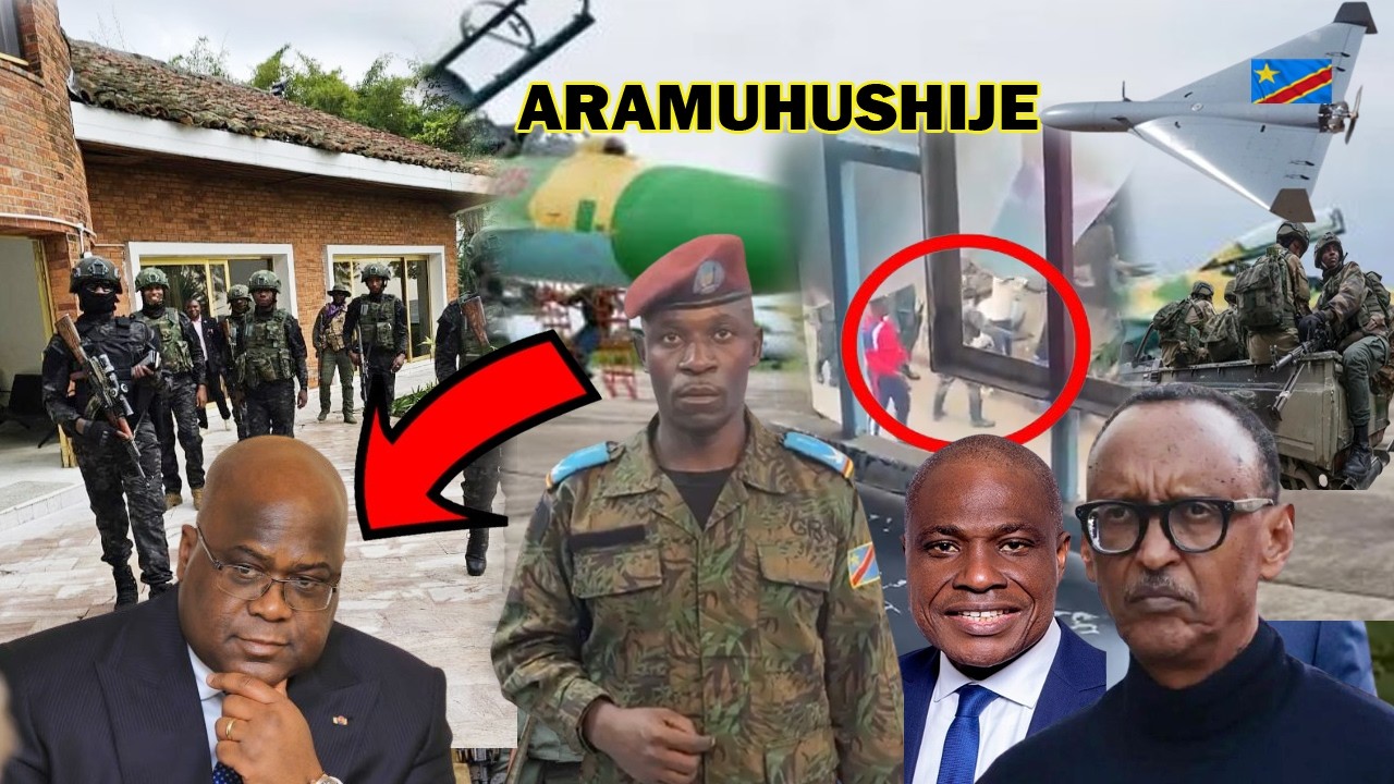 Lt. MUKUNA YARI YIVUGANYE Pres. TSHISEKEDI, UKO AFATIWE MU CYUHO||M23 IKOZE IBARA I BUKAVU😭||DRONE