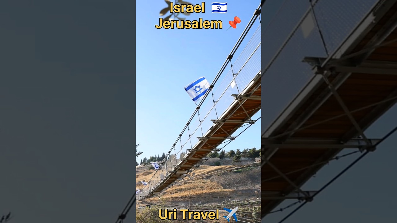 #UriTravel ✈️ | Israel 🇮🇱 | Jerusalem | Guy Ben Hinnom Sunpension Bridge