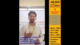 Gd & T Class Exam and Glimpse of Session _ Master CAD Mech. Students _CADDESK Bommanhalli